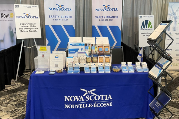 Safety Branch trade show booth.